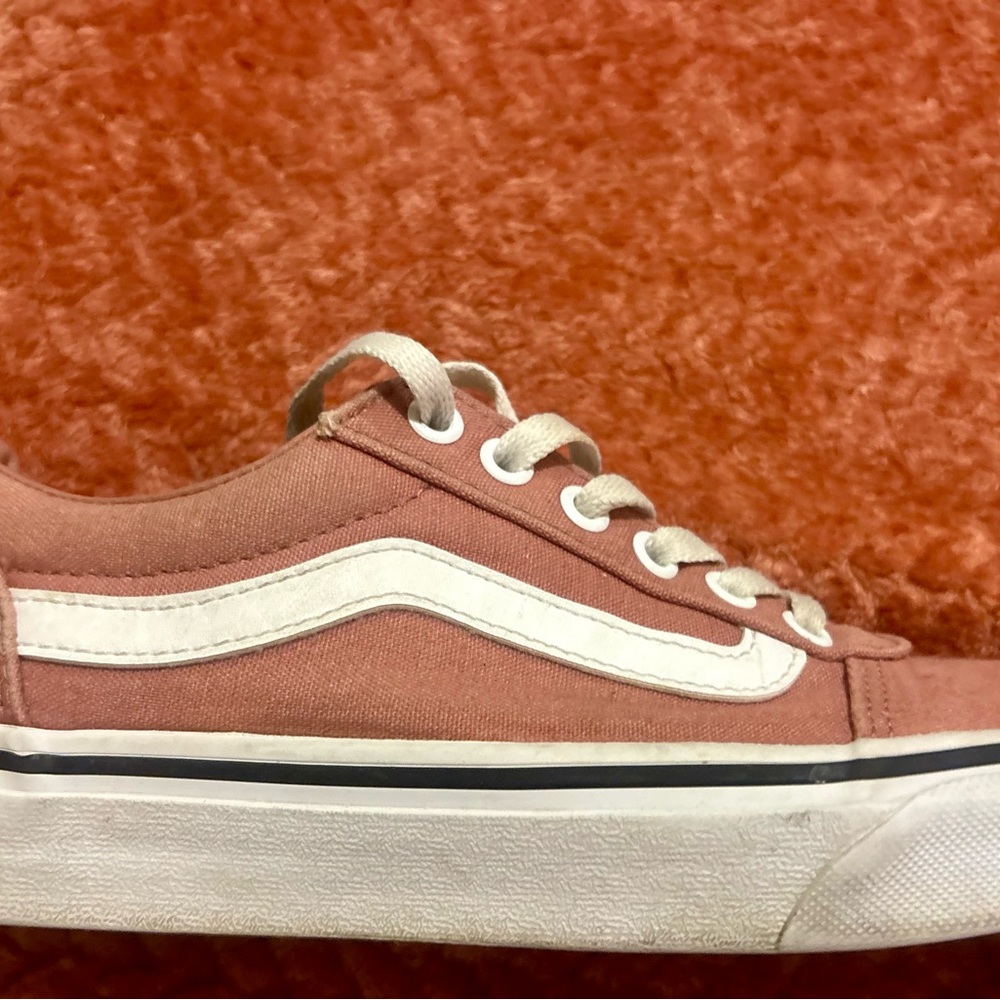 Vans Dusty Pink Sneakers with White Details